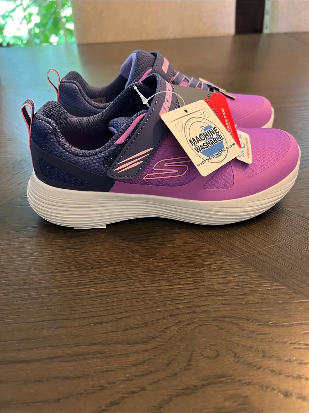 Skechers Girls' Pink & Purple Easy-On Athletic Sneakers